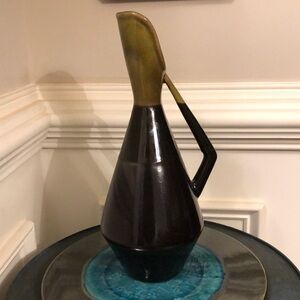 Studio Art Pottery pitcher signed